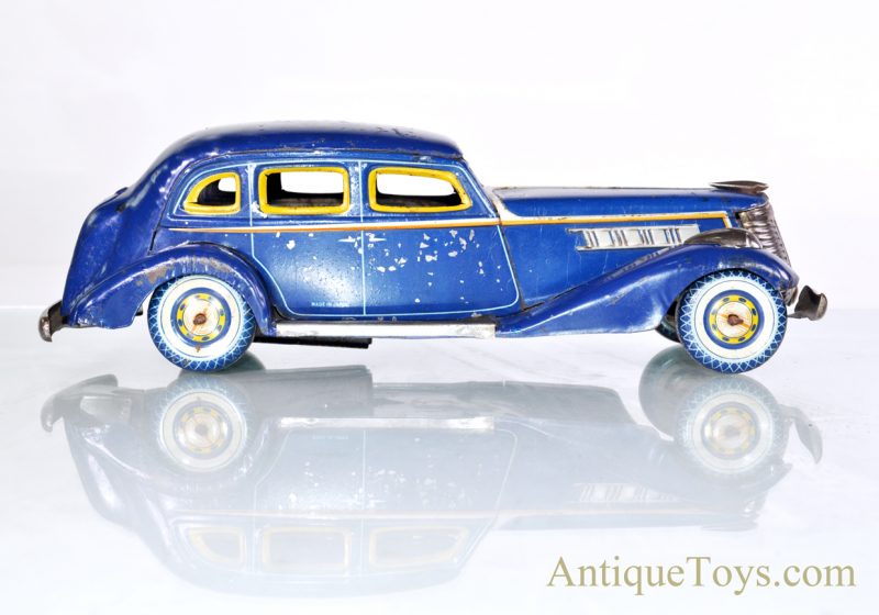1930’s Pre-War Matsuzo Kosuge KSG Tin/Sheet Metal Litho Windup Buick Car Vehicle Japan <FONT COLOR="ff000 ">*SOLD*</font>