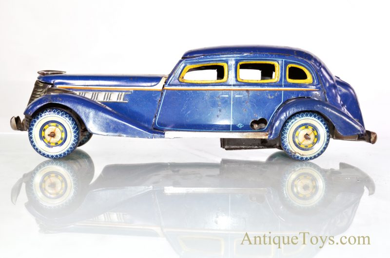 1930’s Pre-War Matsuzo Kosuge KSG Tin/Sheet Metal Litho Windup Buick Car Vehicle Japan <FONT COLOR="ff000 ">*SOLD*</font> - Image 2