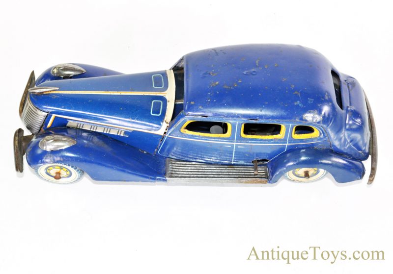 1930’s Pre-War Matsuzo Kosuge KSG Tin/Sheet Metal Litho Windup Buick Car Vehicle Japan <FONT COLOR="ff000 ">*SOLD*</font> - Image 10