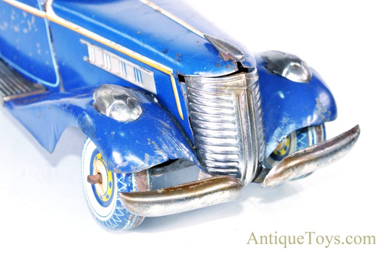 1930’s Pre-War Matsuzo Kosuge KSG Tin/Sheet Metal Litho Windup Buick Car Vehicle Japan <FONT COLOR="ff000 ">*SOLD*</font> - Image 5
