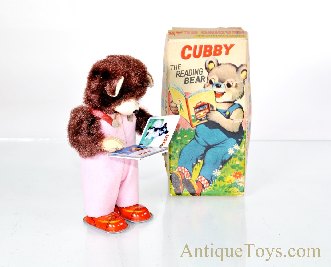 Cubby The Reading Bear Wind-Up with Box 