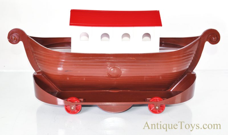 Amatoy’s Prototype Tenite Iolaite Plastic Noah’s Ark Boat Pull Toy <FONT COLOR="ff000 ">*SOLD*</font> - Image 3