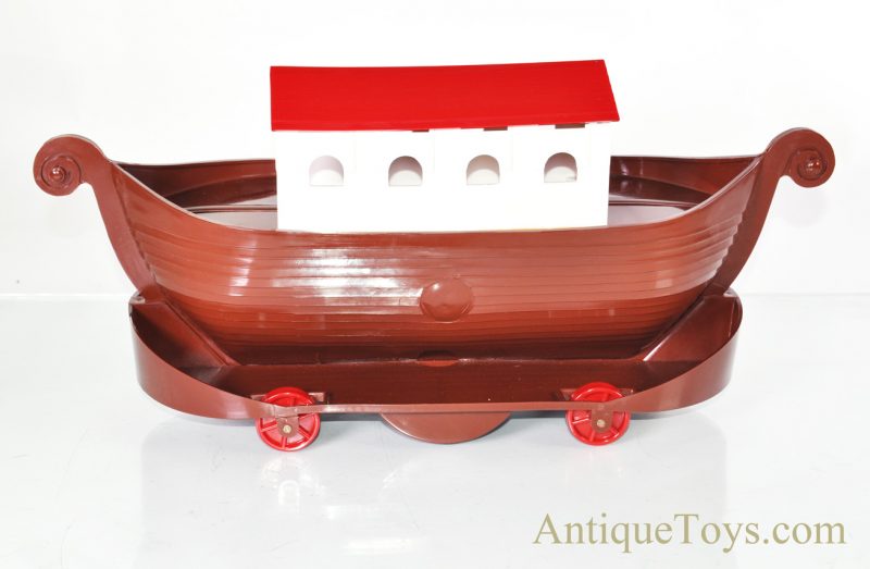 Amatoy’s Prototype Tenite Iolaite Plastic Noah’s Ark Boat Pull Toy <FONT COLOR="ff000 ">*SOLD*</font> - Image 6