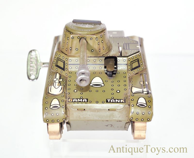 Vintage Gama German Tin Litho Tank Windup Toy <FONT COLOR="ff000 ">*SOLD*</font> - Image 3