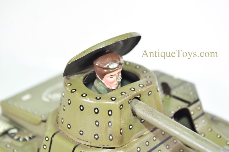 Vintage Gama German Tin Litho Tank Windup Toy <FONT COLOR="ff000 ">*SOLD*</font> - Image 6