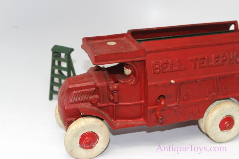 Hubley Bell Telephone Truck Large Cast Iron Version <FONT COLOR="ff000 ">*SOLD*</font> - Image 3