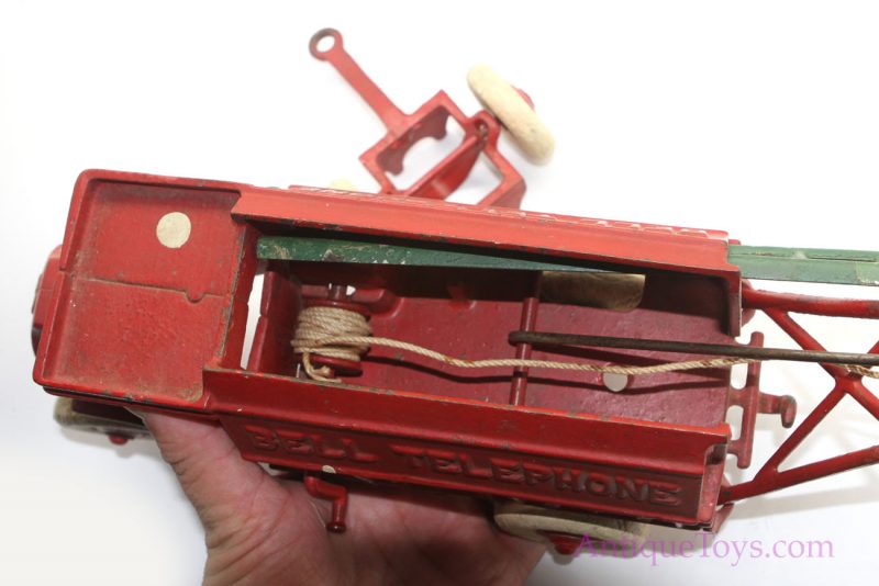 Hubley Bell Telephone Truck Large Cast Iron Version <FONT COLOR="ff000 ">*SOLD*</font> - Image 2