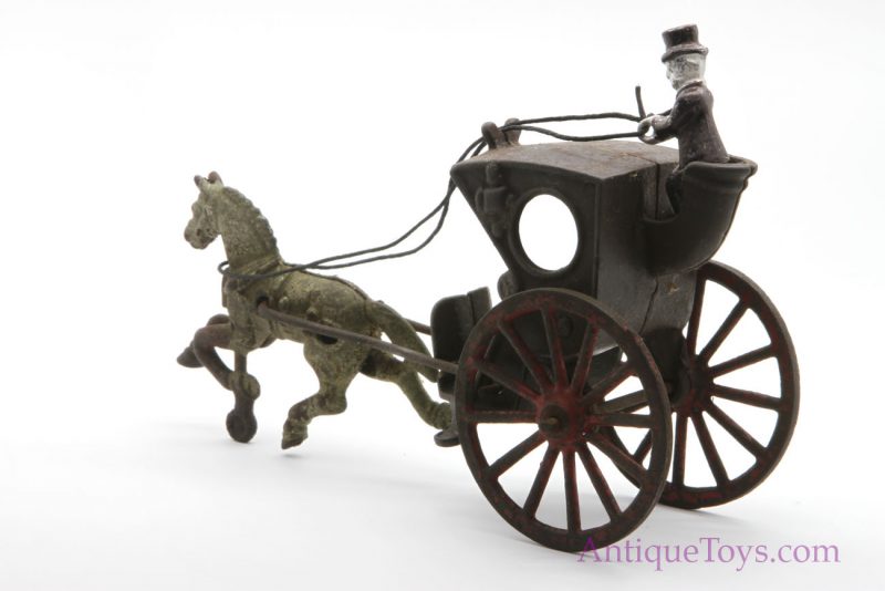 Hubley Cast Iron Hansom Cab <FONT COLOR="ff000 ">*SOLD*</font> - Image 8