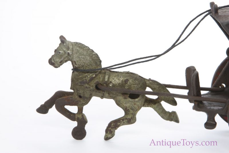 Hubley Cast Iron Hansom Cab <FONT COLOR="ff000 ">*SOLD*</font> - Image 5