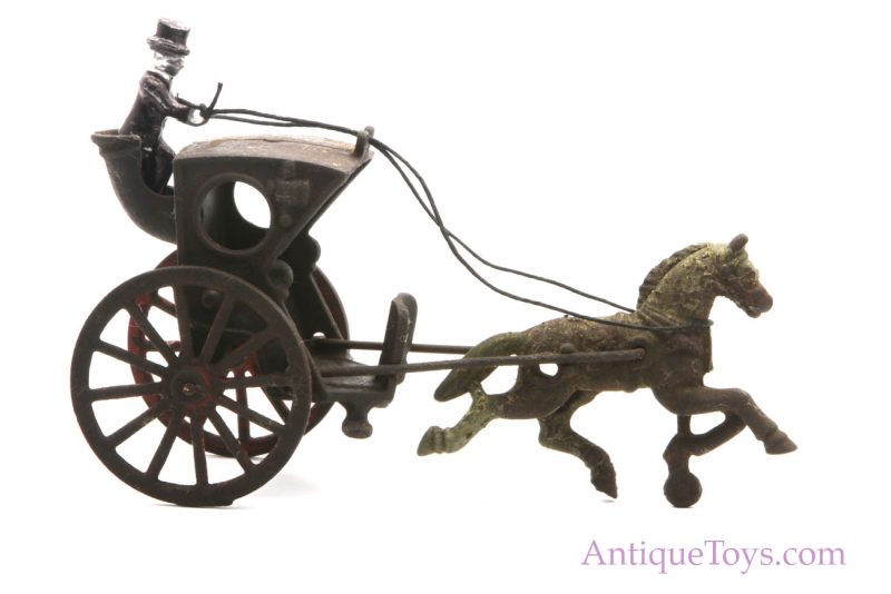 Hubley Cast Iron Hansom Cab <FONT COLOR="ff000 ">*SOLD*</font> - Image 4