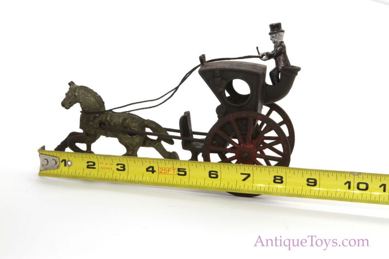 Hubley Cast Iron Hansom Cab <FONT COLOR="ff000 ">*SOLD*</font> - Image 2