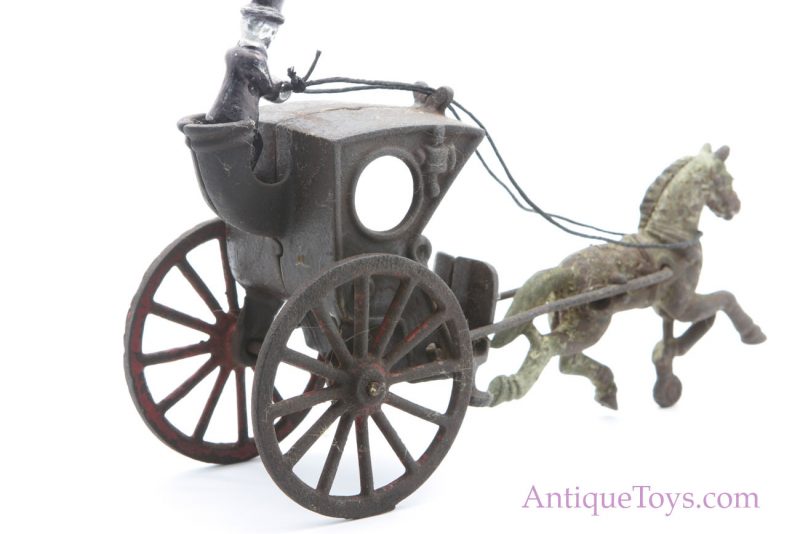 Hubley Cast Iron Hansom Cab <FONT COLOR="ff000 ">*SOLD*</font> - Image 7