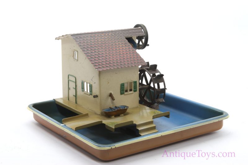 Marklin Tin Steam Toy Antique Water Powered  Reservoir with Mill <FONT COLOR="ff000 ">*SOLD*</font> - Image 7
