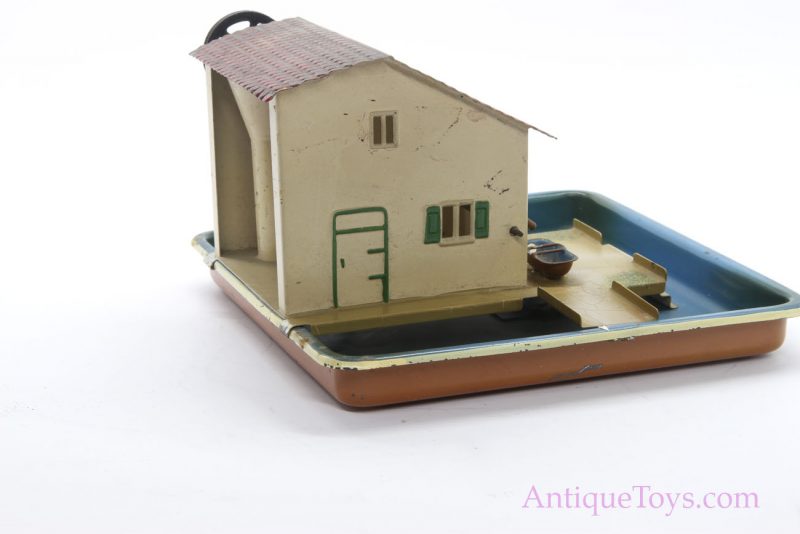 Marklin Tin Steam Toy Antique Water Powered  Reservoir with Mill <FONT COLOR="ff000 ">*SOLD*</font> - Image 3