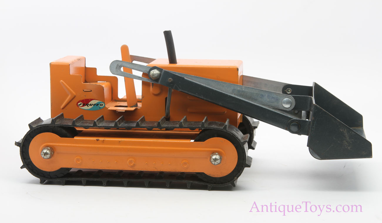 Antique toy bulldozers on sale