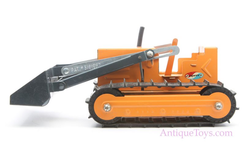 Structo Orange Bulldozer Pressed Steel Construction Toy <FONT COLOR="ff000 ">*SOLD*</font> - Image 6