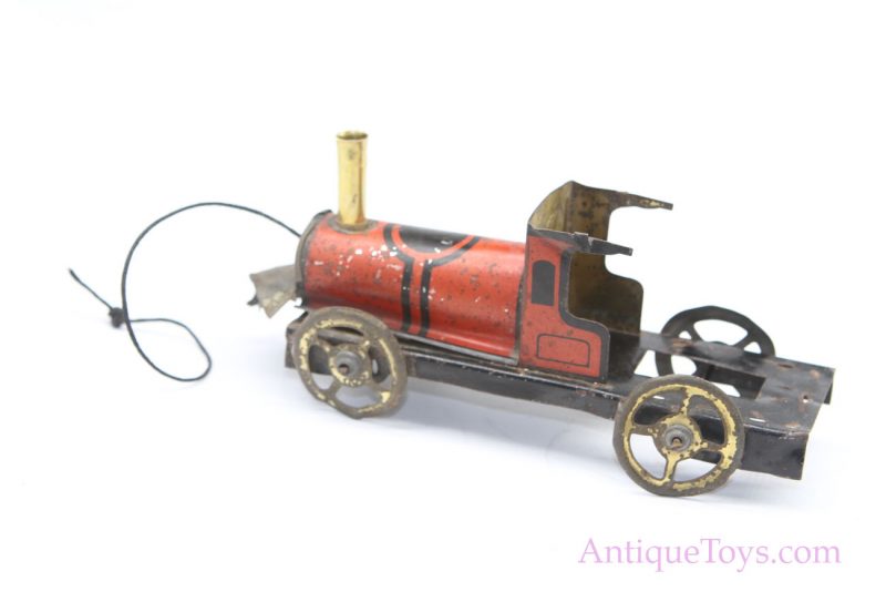 Well Used German Train Penny Pull Toy for Sale <FONT COLOR="ff000 ">*SOLD*</font> - Image 3