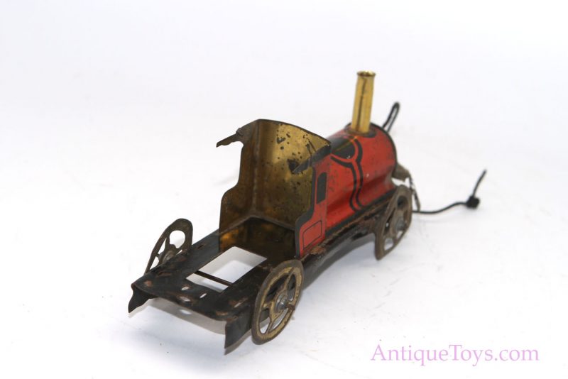 Well Used German Train Penny Pull Toy for Sale <FONT COLOR="ff000 ">*SOLD*</font> - Image 2