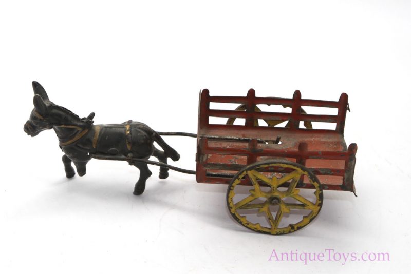 Wilkins Cast Iron Donkey Cart Toy <FONT COLOR="ff000 ">*SOLD*</font> - Image 5
