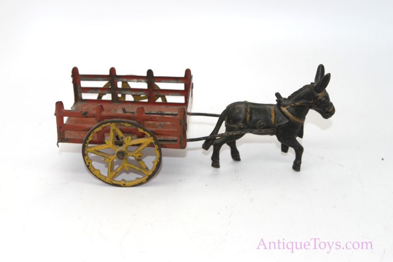 Wilkins Cast Iron Donkey Cart Toy <FONT COLOR="ff000 ">*SOLD*</font> - Image 3
