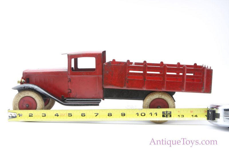 Wyandotte 1930's Deluxe Stake Truck <FONT COLOR="ff000 ">*SOLD*</font> - Image 9