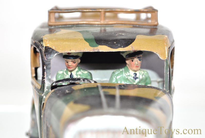 Tippco ca. 1930's Tin Litho Windup Military Ambulance Truck Germany <FONT COLOR="ff000 ">*SOLD*</font> - Image 6