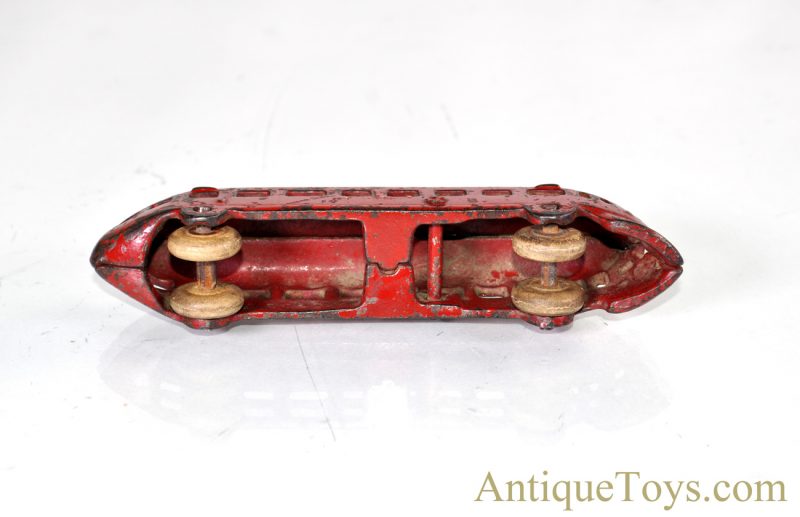 Vintage 1930’s Arcade 5” Pullman Railplane Cast Iron Toy with Rubber Wheels Pullman Car Company Railroad Collectible <FONT COLOR="ff000 ">*SOLD*</font> - Image 4