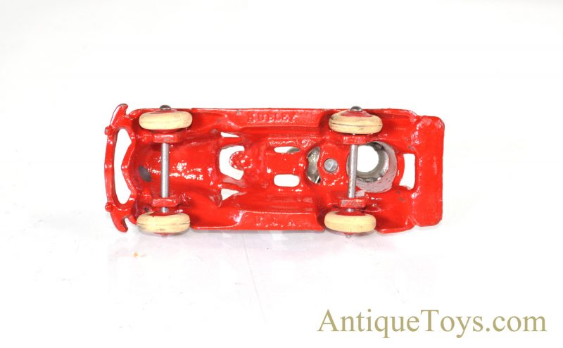 Antique ca. 1930’s Hubley Cast Iron Red Toy Fire Engine Pumper Truck 5" with Rubber Wheels <FONT COLOR="ff000 ">*SOLD*</font> - Image 7