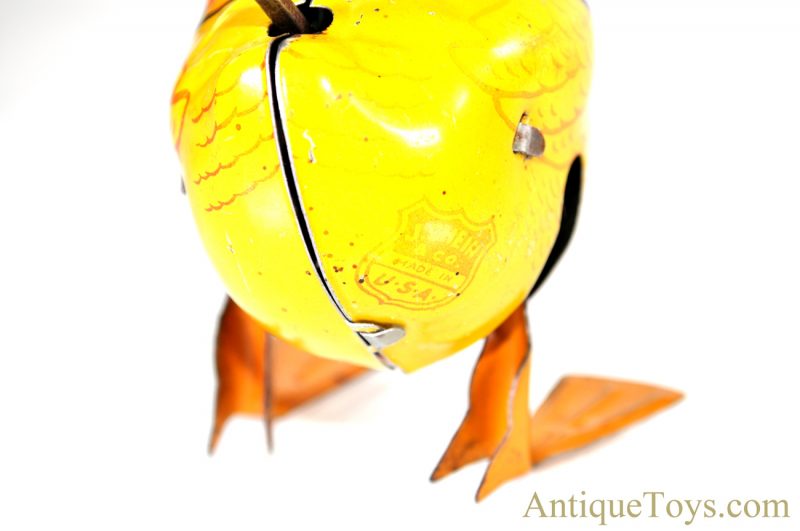 J. Chein Tin Lithographed Windup #102 Walking “Donald” Duck Toy <FONT COLOR="ff000 ">*SOLD*</font> - Image 7