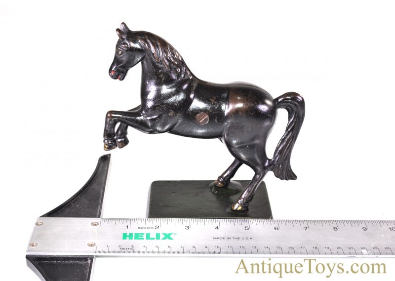 AC Williams No. 4348 Cast Iron Large Prancing Horse Still Penny Coin Bank <FONT COLOR="ff000 ">*SOLD*</font> - Image 10
