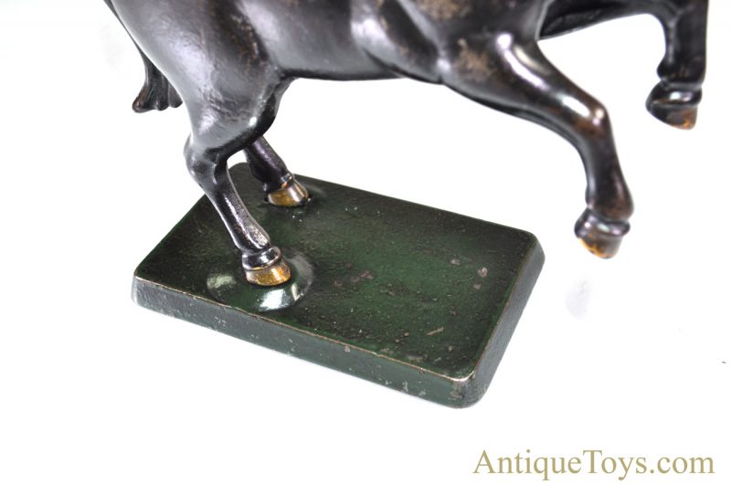 AC Williams No. 4348 Cast Iron Large Prancing Horse Still Penny Coin Bank <FONT COLOR="ff000 ">*SOLD*</font> - Image 7