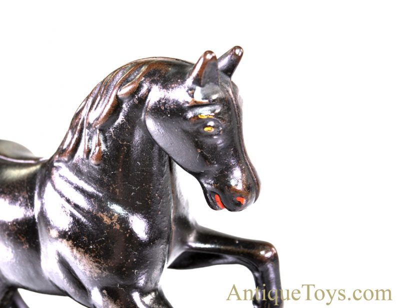 AC Williams No. 4348 Cast Iron Large Prancing Horse Still Penny Coin Bank <FONT COLOR="ff000 ">*SOLD*</font> - Image 8