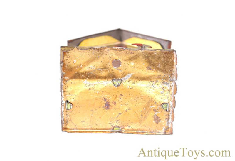 Unusual German ca. Early 1900's Asian Themed Tin Lithograph Coin/Penny Bank <FONT COLOR="ff000 ">*SOLD*</font> - Image 9