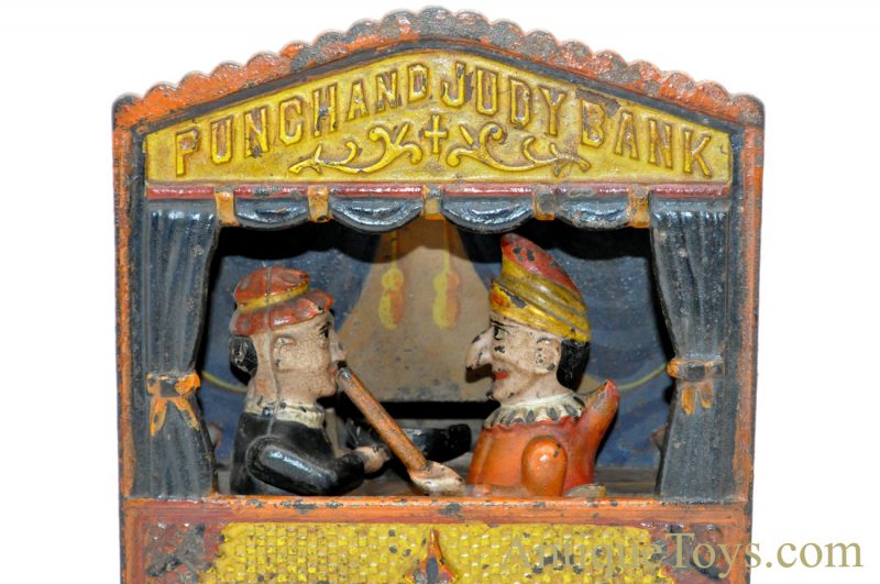 Punch & Judy Cast Iron Mechanical Bank ca. 1884 by Shepard Hardware Company Buffalo, New York <FONT COLOR="ff000 ">*SOLD*</font> - Image 4