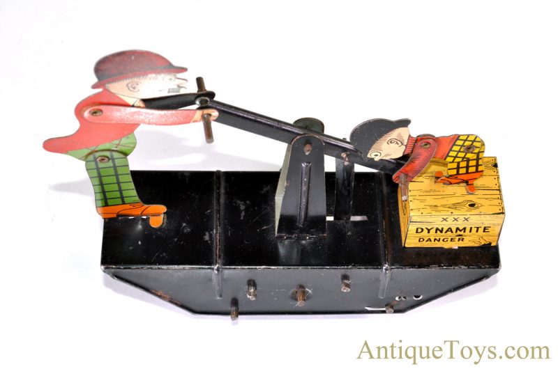 Marx Tin Lithograph Moon Mullins and Kayo Hand Car Windup Toy with Moon Mullins & the Plushbottom Twins Book <FONT COLOR="ff000 ">*SOLD*</font> - Image 10