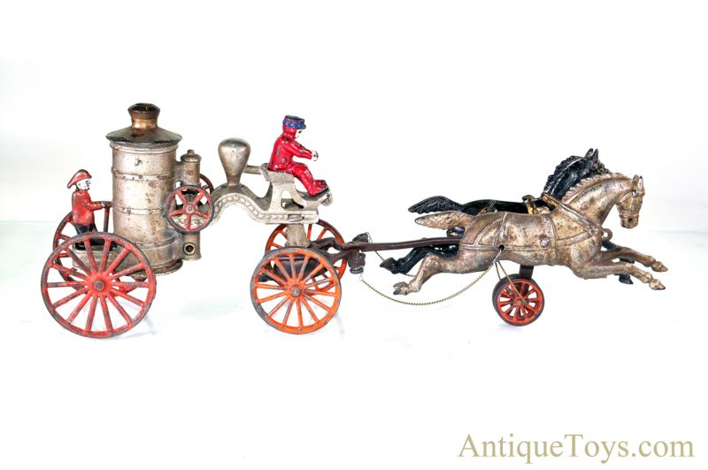 Hubley 1906-1919 Large Fire Engine No. 544 Pumper Wagon Truck <FONT COLOR="ff000 ">*SOLD*</font>