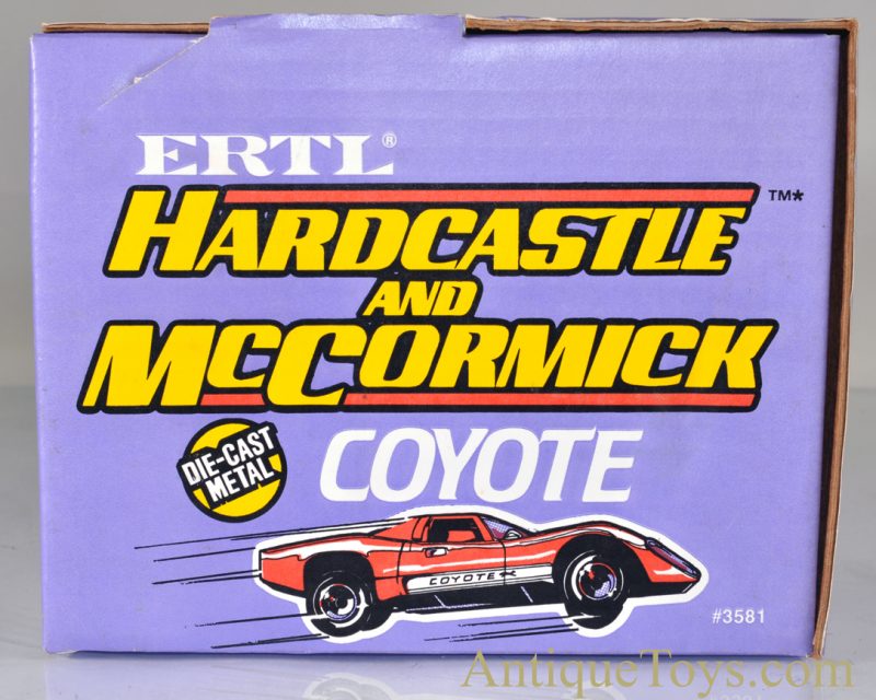 Rare Vintage 1983 Ertl Hardcastle and McCormick Coyote X Diecast 1:16 Scale with Box and Figure <FONT COLOR="ff000 ">*SOLD*</font> - Image 19