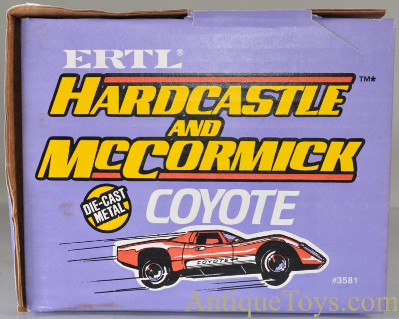 Rare Vintage 1983 Ertl Hardcastle and McCormick Coyote X Diecast 1:16 Scale with Box and Figure <FONT COLOR="ff000 ">*SOLD*</font> - Image 18