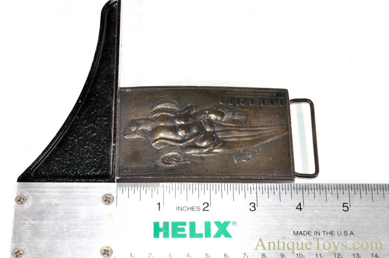 Vintage ca. 1960’s Pirelli NR 0124 Erotic Salvador Dali Large Brass Belt Buckle Italy <FONT COLOR="ff000 ">*SOLD*</font> - Image 7