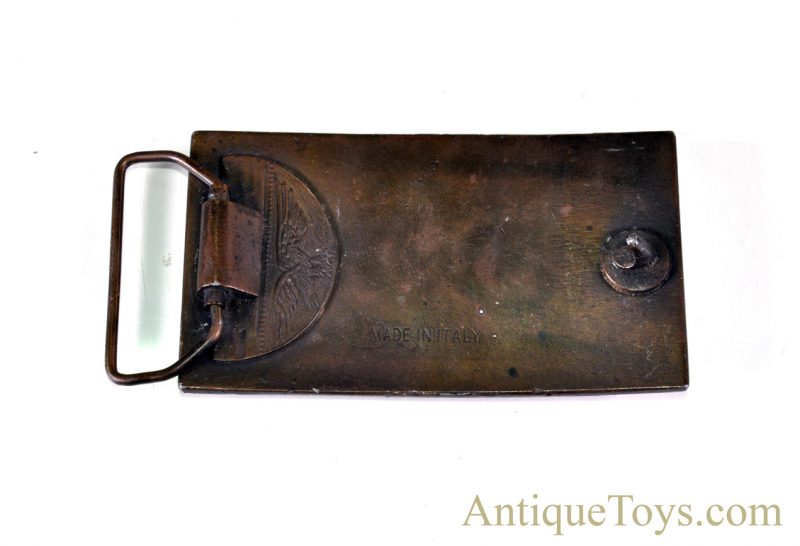 Vintage ca. 1960’s Pirelli NR 0124 Erotic Salvador Dali Large Brass Belt Buckle Italy <FONT COLOR="ff000 ">*SOLD*</font> - Image 3