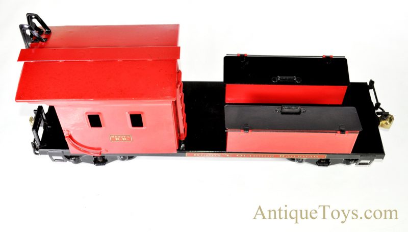 Buddy L Outdoor Railroad Red Caboose T-Reproductions Large Scale Pressed Steel Train Car <FONT COLOR="ff000 ">*SOLD*</font> - Image 11