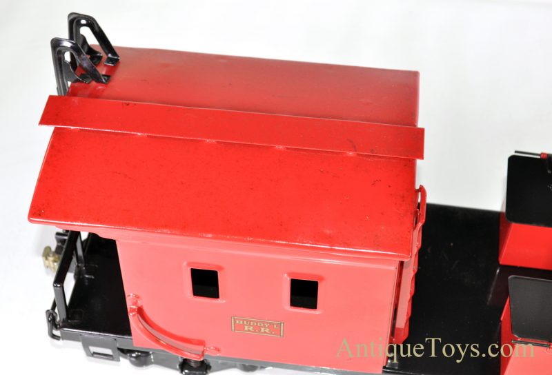 Buddy L Outdoor Railroad Red Caboose T-Reproductions Large Scale Pressed Steel Train Car <FONT COLOR="ff000 ">*SOLD*</font> - Image 10