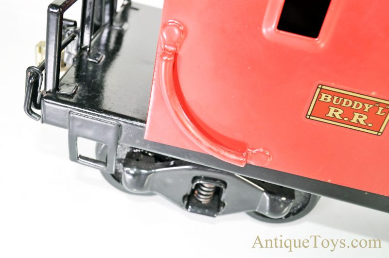 Buddy L Outdoor Railroad Red Caboose T-Reproductions Large Scale Pressed Steel Train Car <FONT COLOR="ff000 ">*SOLD*</font> - Image 9