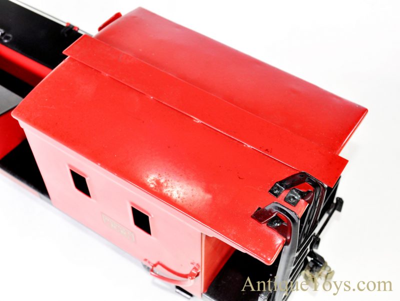 Buddy L Outdoor Railroad Red Caboose T-Reproductions Large Scale Pressed Steel Train Car <FONT COLOR="ff000 ">*SOLD*</font> - Image 4