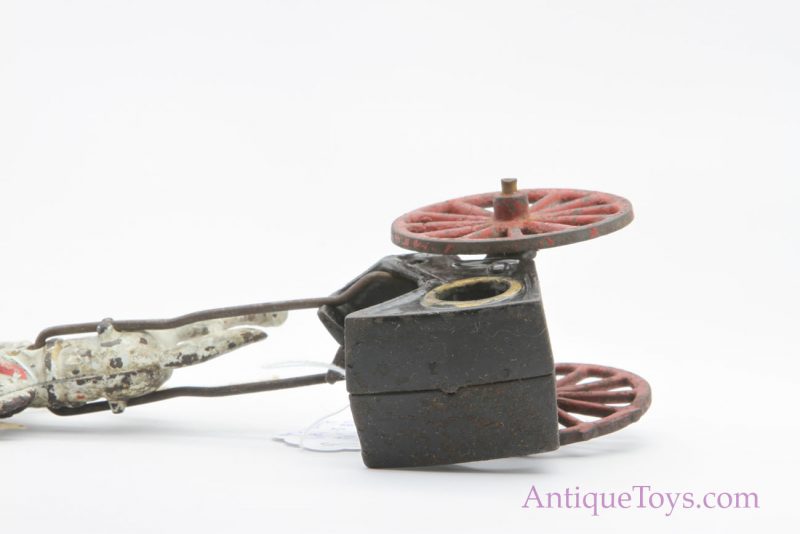 Dent 1910 Cast Iron Horse and Cab Number 57 <FONT COLOR="ff000 ">*SOLD*</font> - Image 8
