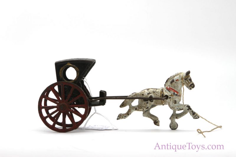 Dent 1910 Cast Iron Horse and Cab Number 57 <FONT COLOR="ff000 ">*SOLD*</font>