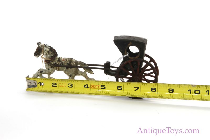 Dent 1910 Cast Iron Horse and Cab Number 57 <FONT COLOR="ff000 ">*SOLD*</font> - Image 2