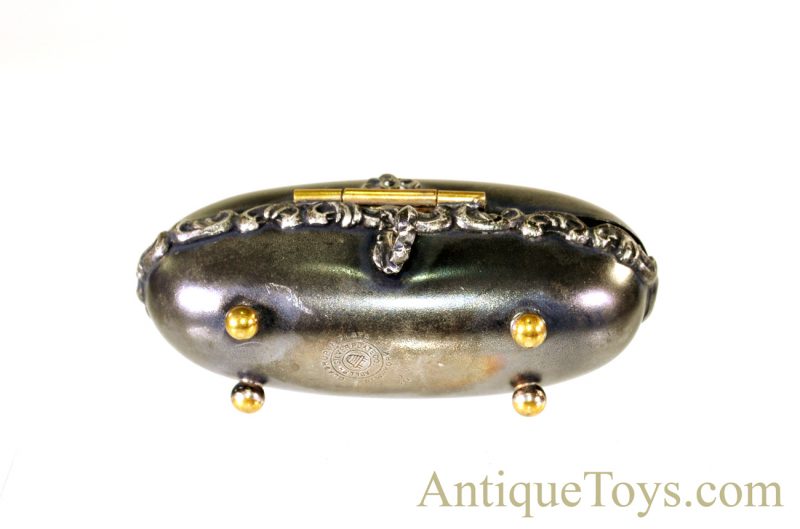 Victorian Adelphi Silver Plate Company Quadruple Plate 2L Oval Hairpin Trinket Box <FONT COLOR="ff000">*SOLD*</font> - Image 3