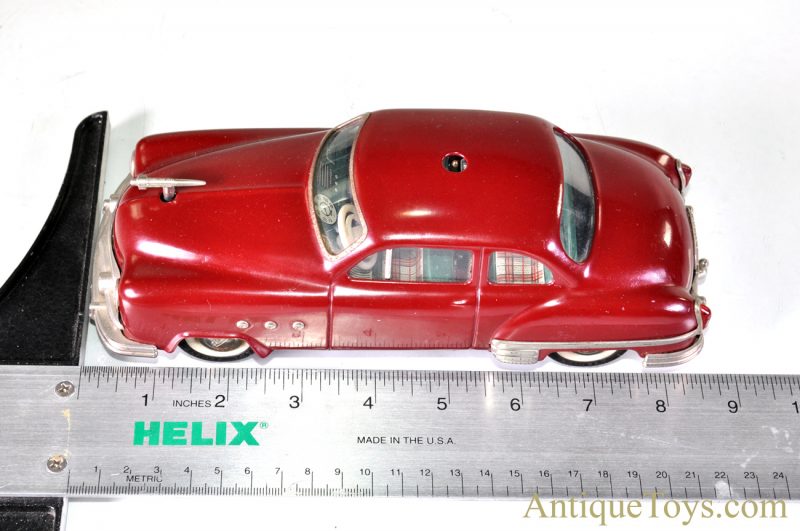 Schuco Elektro Ingenico 5311 German Tin Litho Battery Op. Remote Controlled Maroon Sedan with Box & Accessories <FONT COLOR="ff000 ">*SOLD*</font> - Image 15