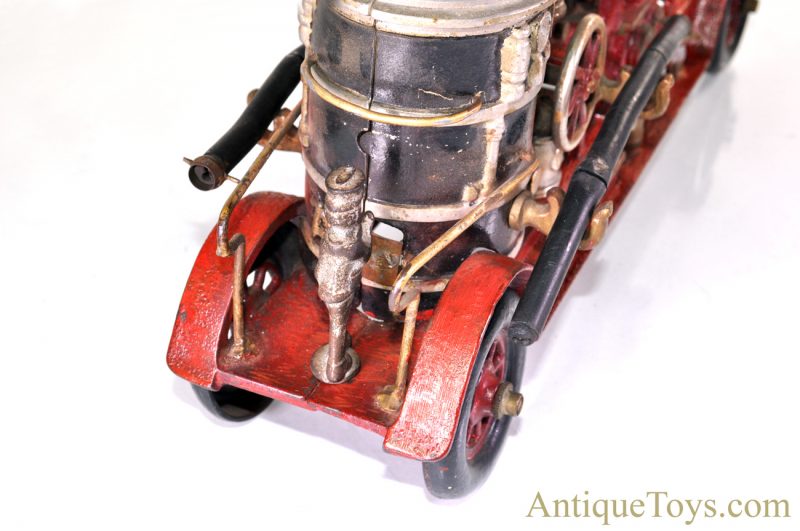 Kenton ca. 1920’s Large Cast Iron Fire Engine Pumper Truck Period Customized for Sale <FONT COLOR="ff000 ">*SOLD*</font> - Image 4